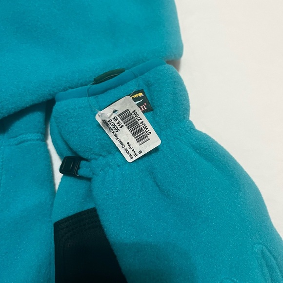 L.L. Bean Jacket Girls M -10-12 Blue Mountain Classic Fleece Hooded Full Zip - Picture 8 of 14